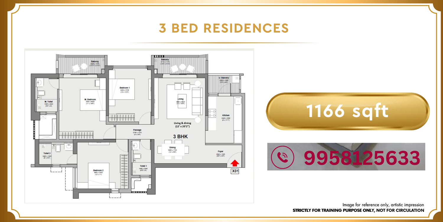 Godrej Elaris 3 BHK